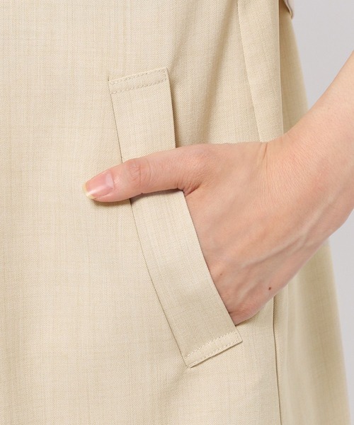 mysty woman（ミスティウーマン）の「ノーカラーロングジレ 275310（ベスト・レディース・ベージュ/ブラウン/グリーン系その他・FREE）」の13枚目の写真