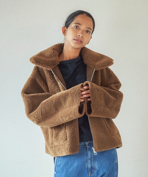 jakke（ジャッキー）の「JAKKE VERAリバーシブルボアジャケット J2200  