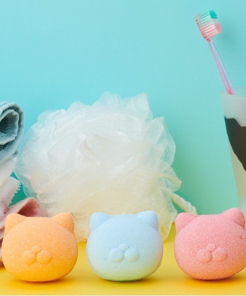 BIRTHDAY BAR（バースデイバー）の「NEKOMOTE Bath Ball Gift Box ネコモテ バスボール 3個セット（入浴剤・バスケア・レディース・マルチ・フリー）」の9枚目の写真