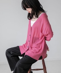 LOWRYS FARM | ミドルＶネックカーディガンＬＳ　264403(カーディガン/ボレロ)