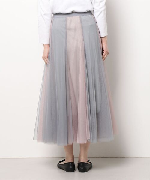 Paradise Picnic（パラダイスピクニック）の「バイカラーチュールスカート（スカート・レディース・ブラック/ピンク/ブラウン・FREE）」の4枚目の写真