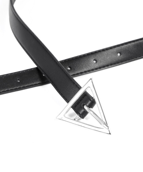 Figments（フィグメンツ）の「トライアングルベルト（ベルト・レディース・ブラック・FREE）」の4枚目の写真