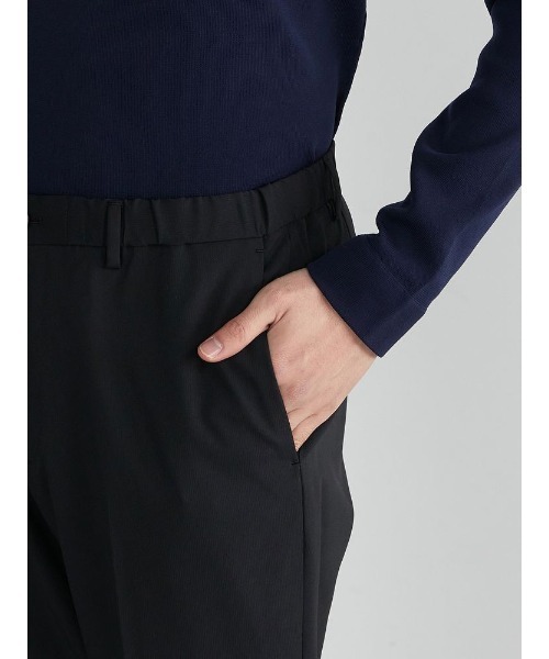 Perfect Suit FActory（パーフェクトスーツファクトリー）の「【上下洗える/ストレッチ】サステナブルパンツ　無地　ネイビー/ブラック（スラックス・メンズ・ネイビー/ブラック・LL/L/M/S）」の16枚目の写真