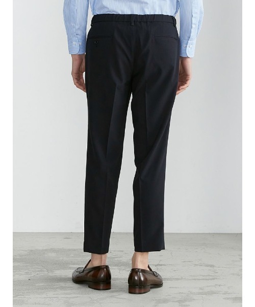 Perfect Suit FActory（パーフェクトスーツファクトリー）の「【上下洗える/ストレッチ】サステナブルパンツ　無地　ネイビー/ブラック（スラックス・メンズ・ネイビー/ブラック・LL/L/M/S）」の17枚目の写真