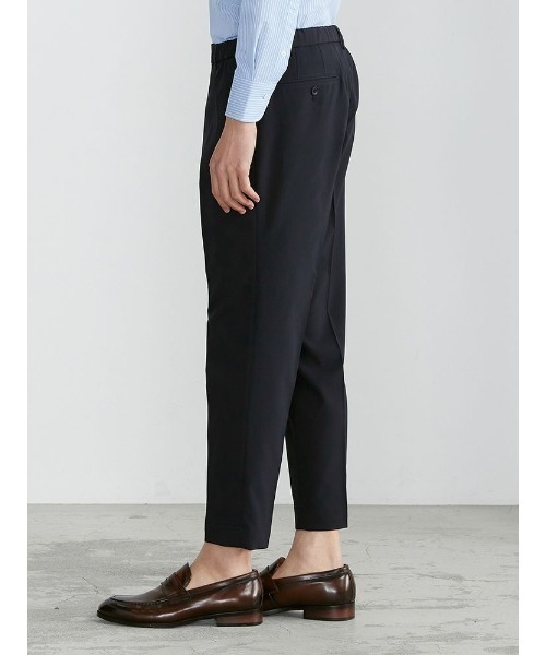 Perfect Suit FActory（パーフェクトスーツファクトリー）の「【上下洗える/ストレッチ】サステナブルパンツ　無地　ネイビー/ブラック（スラックス・メンズ・ネイビー/ブラック・LL/L/M/S）」の19枚目の写真