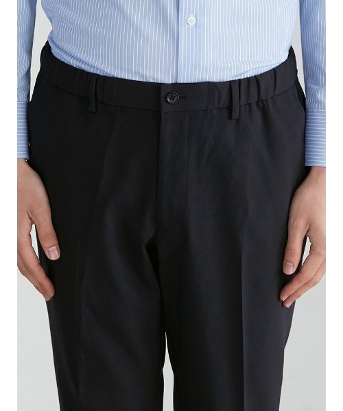 Perfect Suit FActory（パーフェクトスーツファクトリー）の「【上下洗える/ストレッチ】サステナブルパンツ　無地　ネイビー/ブラック（スラックス・メンズ・ネイビー/ブラック・LL/L/M/S）」の12枚目の写真