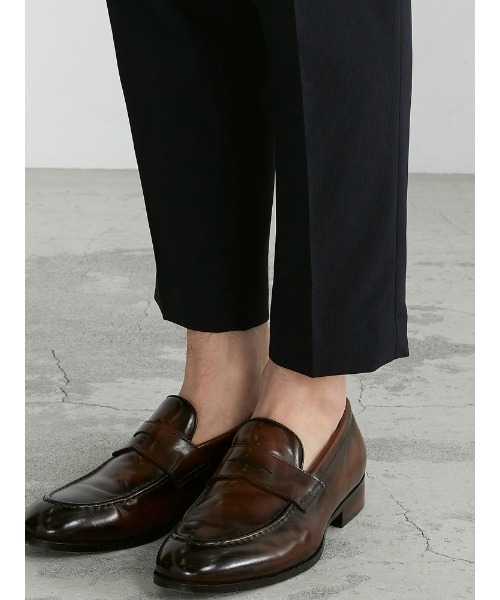 Perfect Suit FActory（パーフェクトスーツファクトリー）の「【上下洗える/ストレッチ】サステナブルパンツ　無地　ネイビー/ブラック（スラックス・メンズ・ネイビー/ブラック・LL/L/M/S）」の22枚目の写真