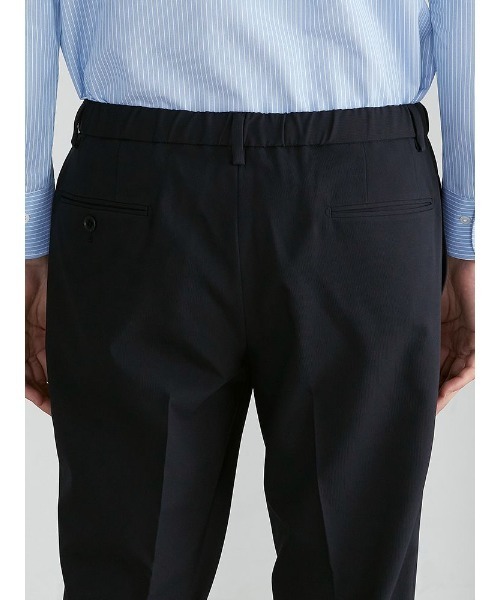 Perfect Suit FActory（パーフェクトスーツファクトリー）の「【上下洗える/ストレッチ】サステナブルパンツ　無地　ネイビー/ブラック（スラックス・メンズ・ネイビー/ブラック・LL/L/M/S）」の7枚目の写真