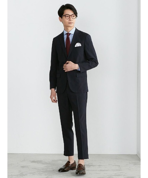 Perfect Suit FActory（パーフェクトスーツファクトリー）の「【上下洗える/ストレッチ】サステナブルパンツ　無地　ネイビー/ブラック（スラックス・メンズ・ネイビー/ブラック・LL/L/M/S）」の10枚目の写真