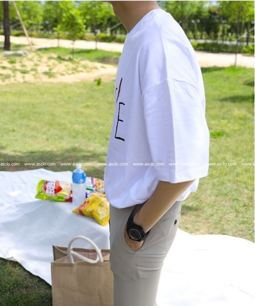 Tシャツ・カットソー ASCLO Cross Box Fit Short Sleeve T Shirt ASCLO(エジュクロ) Tシャツ・カットソー(メンズ) - 海外通販のBUYMA
