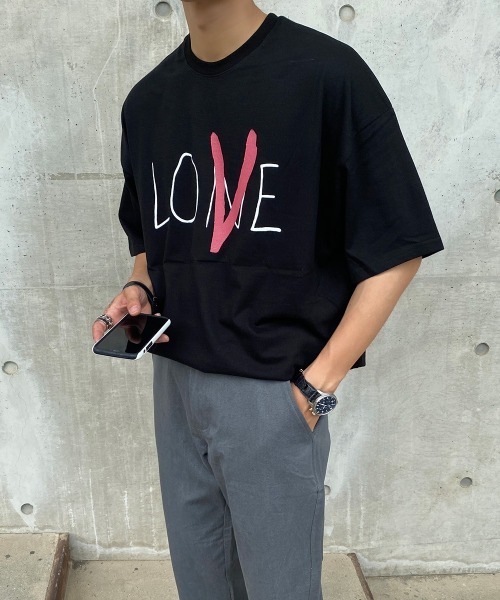ASCLO(エジュクロ)の「ASCLO LOVE Short Sleeve T(Tシャツ/カットソー・メンズ・ホワイト/ブラック・FREE)」の6枚目の写真