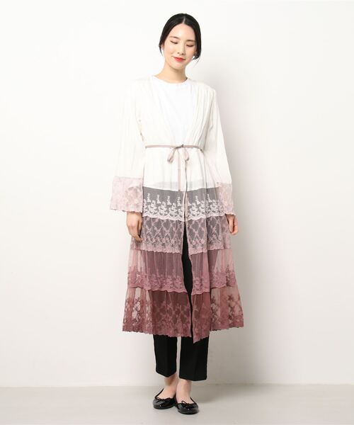 axes femme（アクシーズファム）の「グラデーションレースガウン