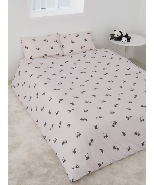 ジェラートピケ パンダ柄ベッドカバー３点セット シングルサイズ gelato pique Sleep（ジェラートピケスリープ）の「【Sleep