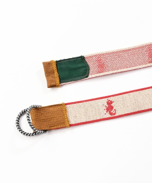 45R（フォーティファイブアール）の「海の左馬のニットベルト（ベルト・レディース・ベージュ/インディゴブルー/ブルー・FREE）」の5枚目の写真