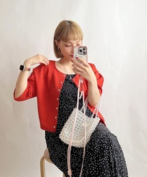 ＡＮＤＪ | 【2022/SS】2WAY丸袖ショートカーディガン(カーディガン/ボレロ)