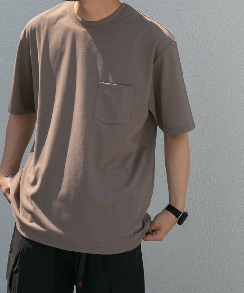 EKAL(エカル)の「『UR TECH ひやサラクール』 アクティブクールタッチTシャツ(Tシャツ/カットソー・メンズ・ホワイト/モカ/ブラック系その他・MEDIUM/LARGE)」の14枚目の写真