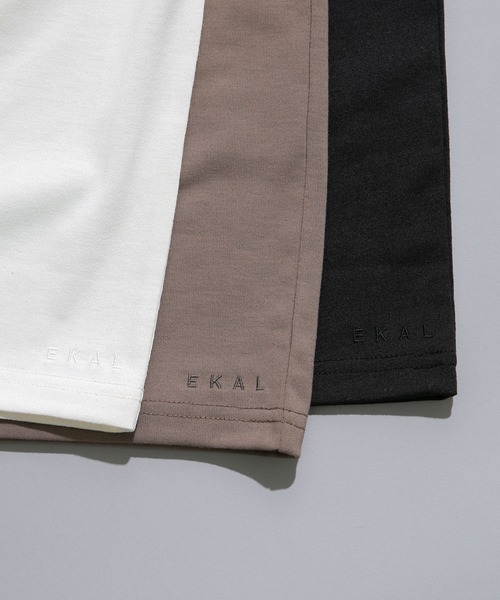 EKAL(エカル)の「『UR TECH ひやサラクール』 アクティブクールタッチTシャツ(Tシャツ/カットソー・メンズ・ホワイト/モカ/ブラック系その他・MEDIUM/LARGE)」の15枚目の写真