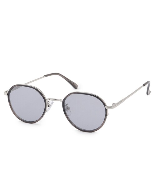 tk.TAKEO KIKUCHI（ティーケータケオキクチ）の「◆ラウンド型サングラス（サングラス・メンズ・ブラック/ブラック系・00）」の4枚目の写真