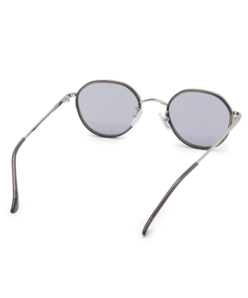 tk.TAKEO KIKUCHI（ティーケータケオキクチ）の「◆ラウンド型サングラス（サングラス・メンズ・ブラック/ブラック系・00）」の3枚目の写真