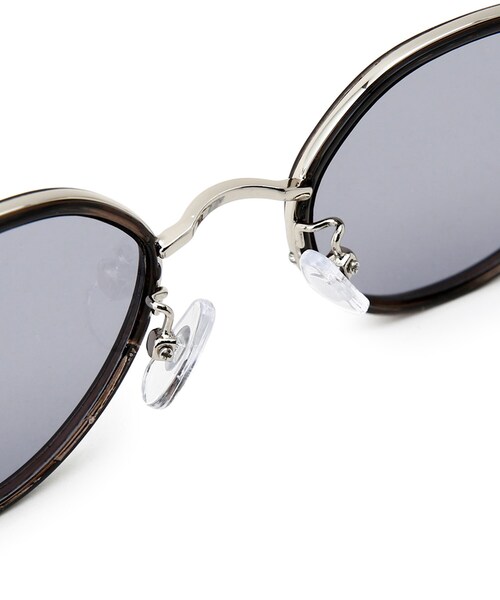 tk.TAKEO KIKUCHI（ティーケータケオキクチ）の「◆ラウンド型サングラス（サングラス・メンズ・ブラック/ブラック系・00）」の7枚目の写真