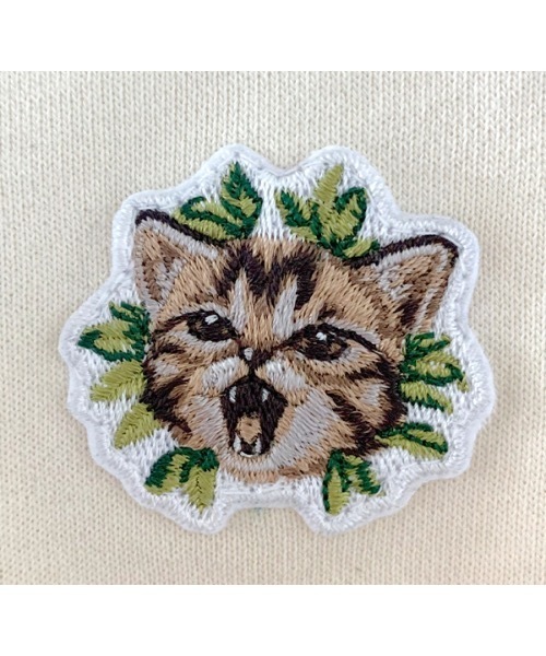PLUCKITTY(プラッキティー)の「【PLUCKITTY 】キトゥンパッチ カシミアブレンドニットベスト / Pet me more kitten patch cashmere blended knit vest(ベスト・レディース・ブラック/ブラウン・SMALL/LARGE/X-LARGE)」の13枚目の写真