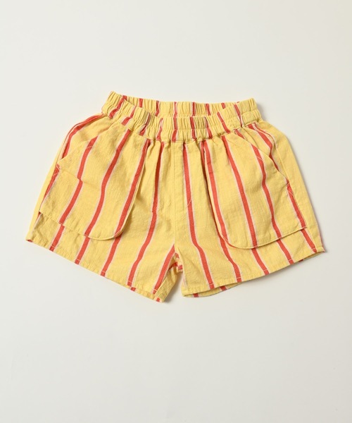 A BOND（アボンド）の「マチつきポケットショートパンツ（90～130cm）（その他パンツ・キッズ・ブラック/レッド/ピンク/ベージュ系その他/グリーン系その他/グリーン/イエロー/イエロー系その他・90/100/110/120/80/130）」の6枚目の写真