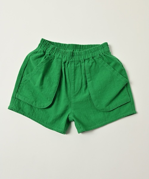 A BOND（アボンド）の「マチつきポケットショートパンツ（90～130cm）（その他パンツ・キッズ・ブラック/レッド/ピンク/ベージュ系その他/グリーン系その他/グリーン/イエロー/イエロー系その他・90/100/110/120/80/130）」の4枚目の写真