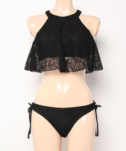 レース アメリカンスリーブ Resort ビキニ Blue 水着 Blue 三愛水着楽園 Edge 水着 Resort San