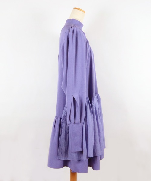 AULA AILA（アウラアイラ）の「ティアードチュニック（シャツ/ブラウス・レディース・ブラック/ネイビー/パープル・0）」の15枚目の写真