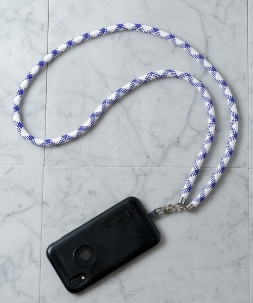 NEW GENTLEMAN(ニュージェントルマン)の「アウトバック ストラップ/モバイル ストラップ(ユニセックスアイテム/全機種対応)(スマホグッズ・メンズ・ブラック/パープル/グレー/レッド/サックスブルー/イエロー/オレンジ/ブラックミックス/ローズ/レッド系その他・FREE)」の6枚目の写真