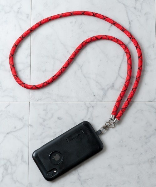 NEW GENTLEMAN(ニュージェントルマン)の「アウトバック ストラップ/モバイル ストラップ(ユニセックスアイテム/全機種対応)(スマホグッズ・メンズ・ブラック/パープル/グレー/レッド/サックスブルー/イエロー/オレンジ/ブラックミックス/ローズ/レッド系その他・FREE)」の9枚目の写真