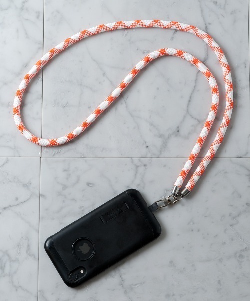 NEW GENTLEMAN(ニュージェントルマン)の「アウトバック ストラップ/モバイル ストラップ(ユニセックスアイテム/全機種対応)(スマホグッズ・メンズ・ブラック/パープル/グレー/レッド/サックスブルー/イエロー/オレンジ/ブラックミックス/ローズ/レッド系その他・FREE)」の10枚目の写真