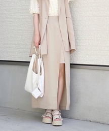 toucher du brise | 【yuririnコラボ】スリットちら見せタイトスカート(スカート)