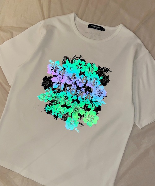 UNION STATION（ユニオンステーション）の「【Lilly&Emma/リリー&エマ】 別注 オリジナルTシャツ/半袖 プリントTEE（Tシャツ/カットソー・メンズ・ホワイト/ホワイト系その他/ホワイト系その他2・LL/M/L）」の2枚目の写真