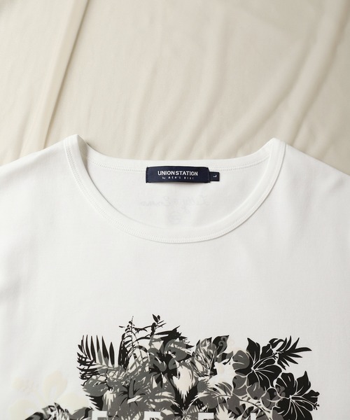 UNION STATION（ユニオンステーション）の「【Lilly&Emma/リリー&エマ】 別注 オリジナルTシャツ/半袖 プリントTEE（Tシャツ/カットソー・メンズ・ホワイト/ホワイト系その他/ホワイト系その他2・LL/M/L）」の9枚目の写真