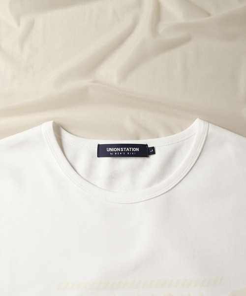 UNION STATION（ユニオンステーション）の「【Lilly&Emma/リリー&エマ】 別注 オリジナルTシャツ/半袖 プリントTEE（Tシャツ/カットソー・メンズ・ホワイト/ホワイト系その他/ホワイト系その他2・LL/M/L）」の13枚目の写真