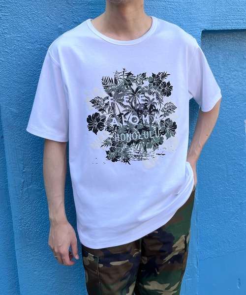 UNION STATION（ユニオンステーション）の「【Lilly&Emma/リリー&エマ】 別注 オリジナルTシャツ/半袖 プリントTEE（Tシャツ/カットソー・メンズ・ホワイト/ホワイト系その他/ホワイト系その他2・LL/M/L）」の8枚目の写真