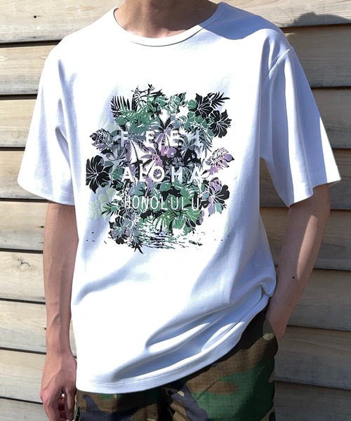 UNION STATION（ユニオンステーション）の「【Lilly&Emma/リリー&エマ】 別注 オリジナルTシャツ/半袖 プリントTEE（Tシャツ/カットソー・メンズ・ホワイト/ホワイト系その他/ホワイト系その他2・LL/M/L）」の11枚目の写真