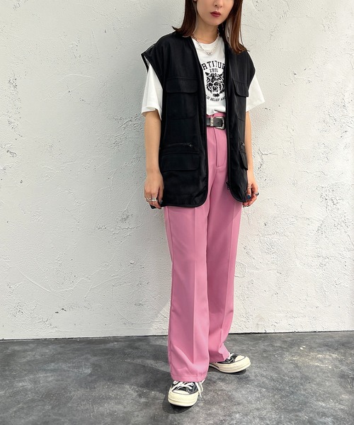 apres jour mignon(アプレジュールミニョン)の「フィッシングベスト【ZOZOTOWN限定アイテム】(ベスト・レディース・ブラック/アイボリー/カーキ・フリー)」の15枚目の写真
