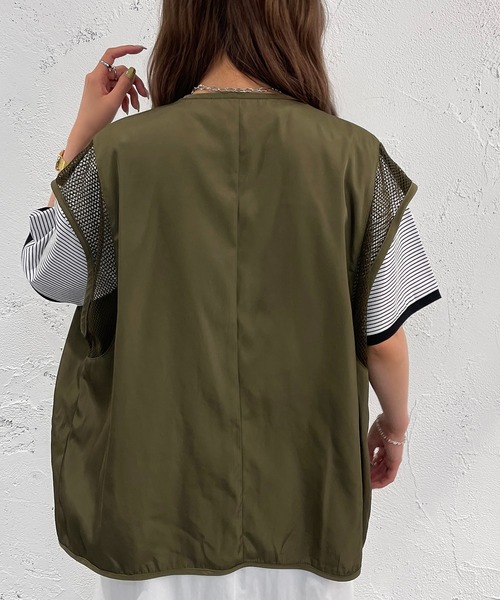 apres jour mignon(アプレジュールミニョン)の「フィッシングベスト【ZOZOTOWN限定アイテム】(ベスト・レディース・ブラック/アイボリー/カーキ・フリー)」の19枚目の写真