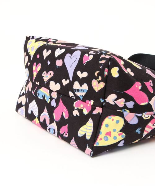 tsumori chisato CARRY（ツモリチサトキャリー）の「ハンドバッグ　ツモリチサト　コットンハート（ハンドバッグ・レディース・ブラック/ベージュ・FREE）」の4枚目の写真