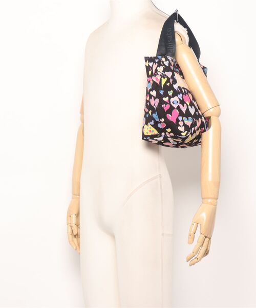 tsumori chisato CARRY（ツモリチサトキャリー）の「ハンドバッグ　ツモリチサト　コットンハート（ハンドバッグ・レディース・ブラック/ベージュ・FREE）」の7枚目の写真