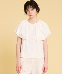 LANVIN en Bleu（ランバンオンブルー）の「バルーンフレアスリーブカットソー（Tシャツ/カットソー）」