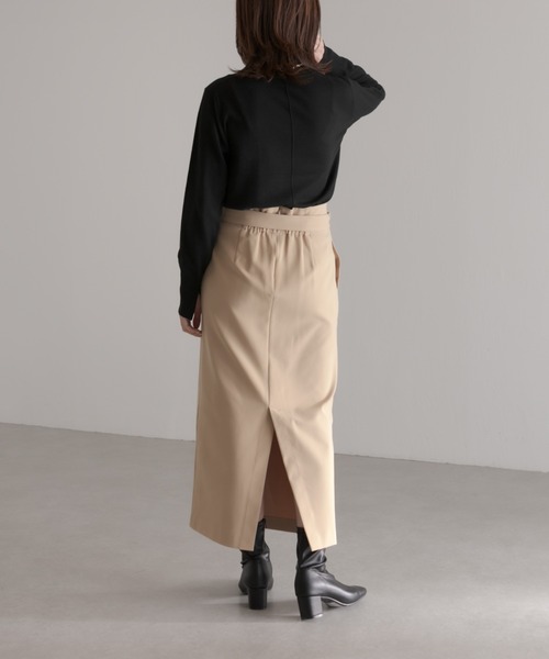 PAPILLONNER（パピヨネ）の「ホールド力抜群/ストレッチショートブーツ/PAPILLONNER/パピヨネ（ブーツ・レディース・ブラック/オフホワイト・S/M/L）」の8枚目の写真