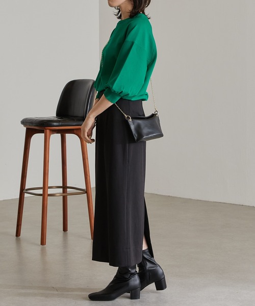 PAPILLONNER（パピヨネ）の「ホールド力抜群/ストレッチショートブーツ/PAPILLONNER/パピヨネ（ブーツ・レディース・ブラック/オフホワイト・S/M/L）」の18枚目の写真