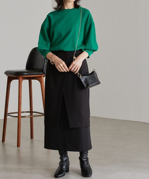 PAPILLONNER（パピヨネ）の「ホールド力抜群/ストレッチショートブーツ/PAPILLONNER/パピヨネ（ブーツ・レディース・ブラック/オフホワイト・S/M/L）」の17枚目の写真