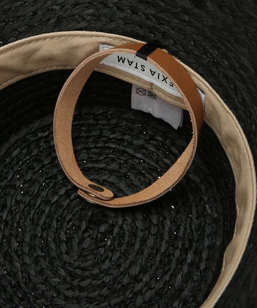 ALEXIA STAM（アリシアスタン）の「Raffia Bucket Hat /ラフィアバケットハット（ハット・レディース・ブラック/ナチュラル・FREE）」の19枚目の写真
