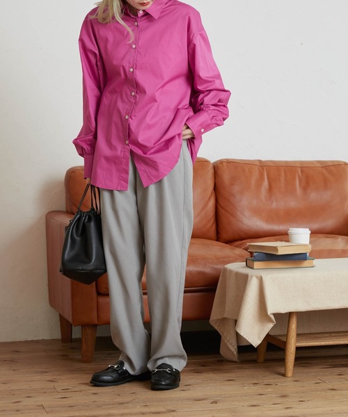 WEGO（ウィゴー）の「WEGO/【セットアップ対応商品】ベルトデザインタックスラックス（スラックス・レディース・ブラック/グレー/ベージュ系その他2・FREE）」の10枚目の写真