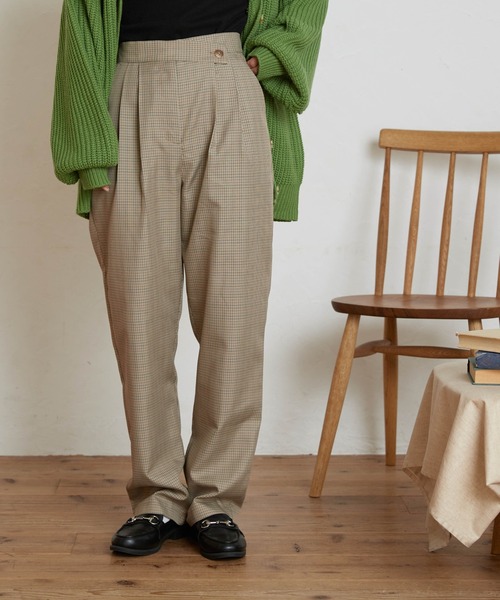 WEGO（ウィゴー）の「WEGO/【セットアップ対応商品】ベルトデザインタックスラックス（スラックス・レディース・ブラック/グレー/ベージュ系その他2・FREE）」の17枚目の写真