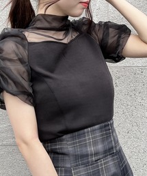 NOMAE | シアーリボンレイヤードトップス(シャツ/ブラウス)